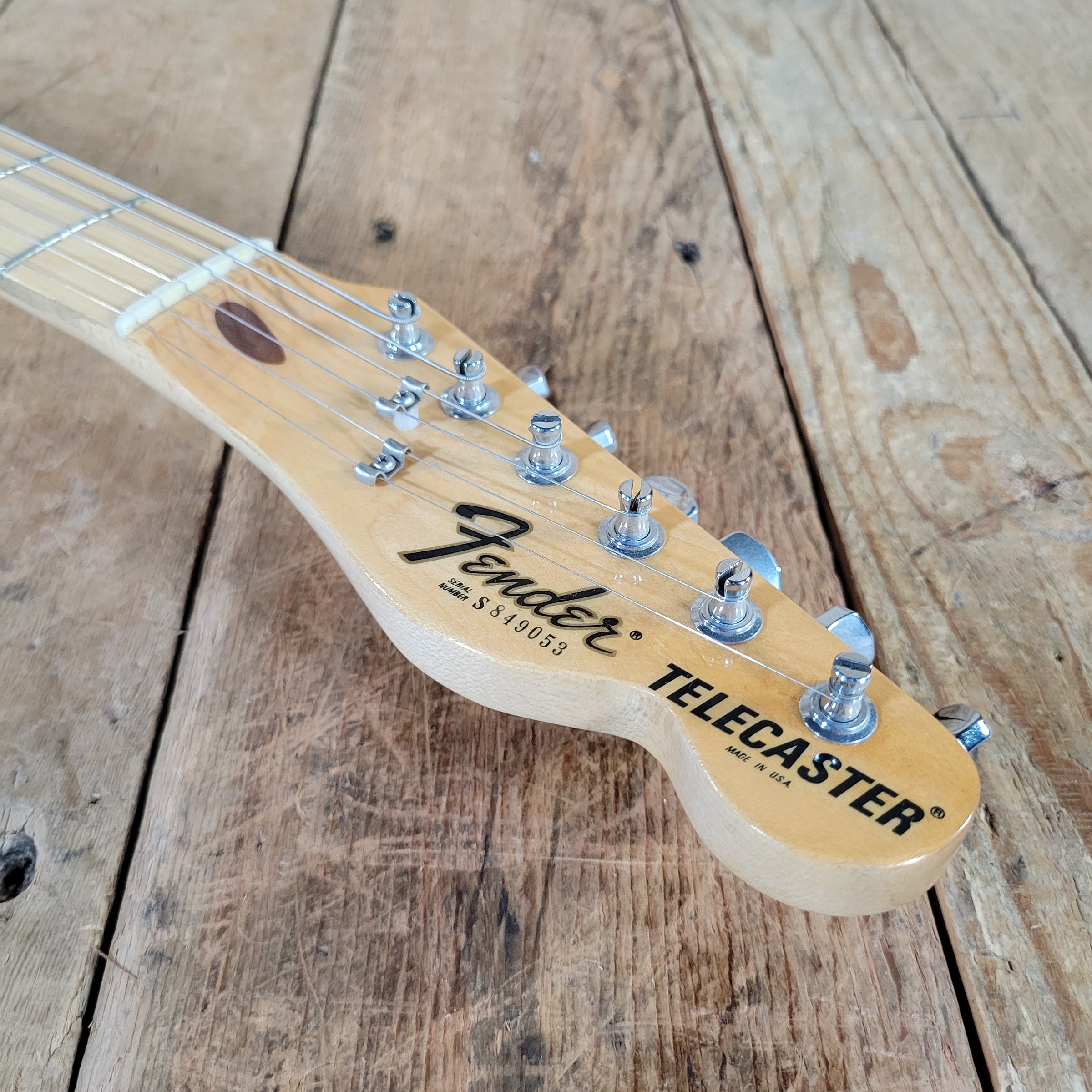 Fender Telecaster Natural All Original With Original Strap 1981