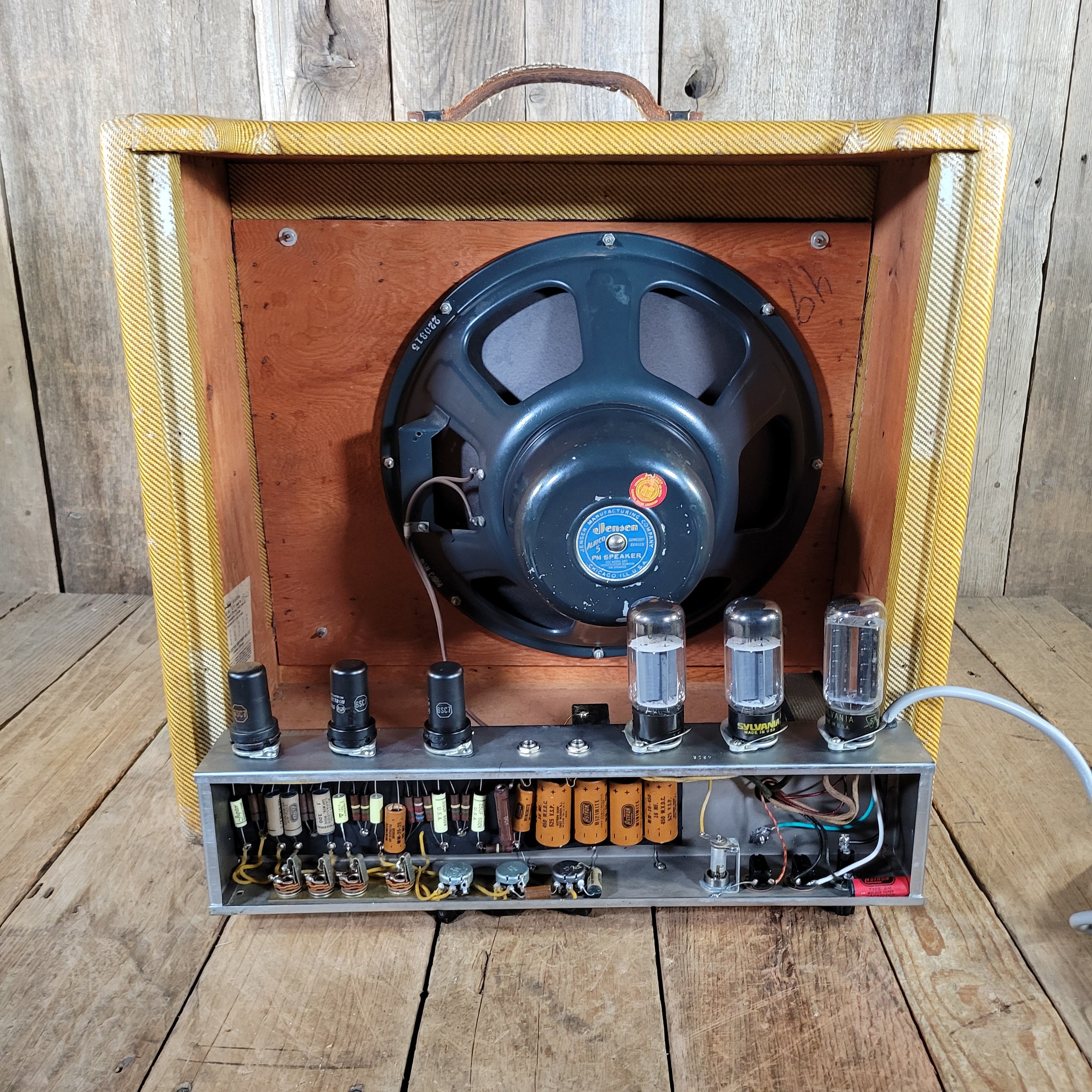 Fender Pro-Amp 5B5 Tweed 1953 Mint with Original Cover