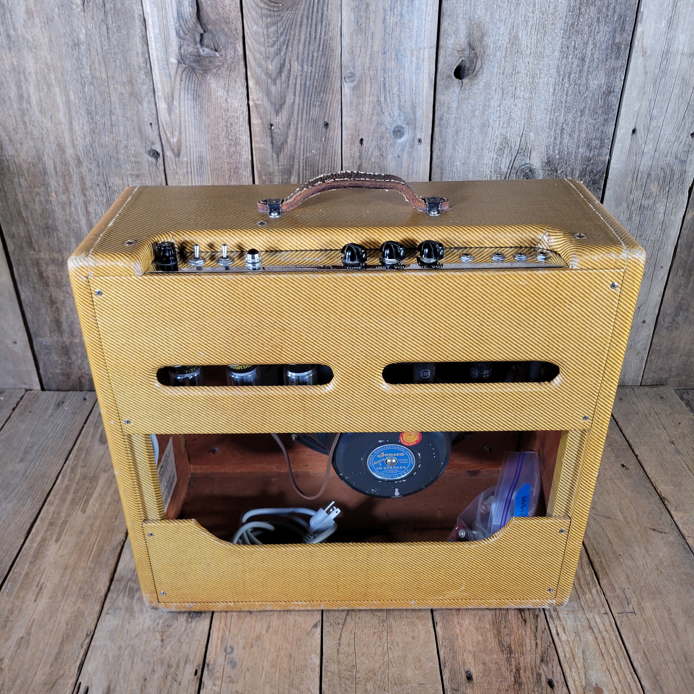 Fender Pro-Amp 5B5 Tweed 1953 Mint with Original Cover