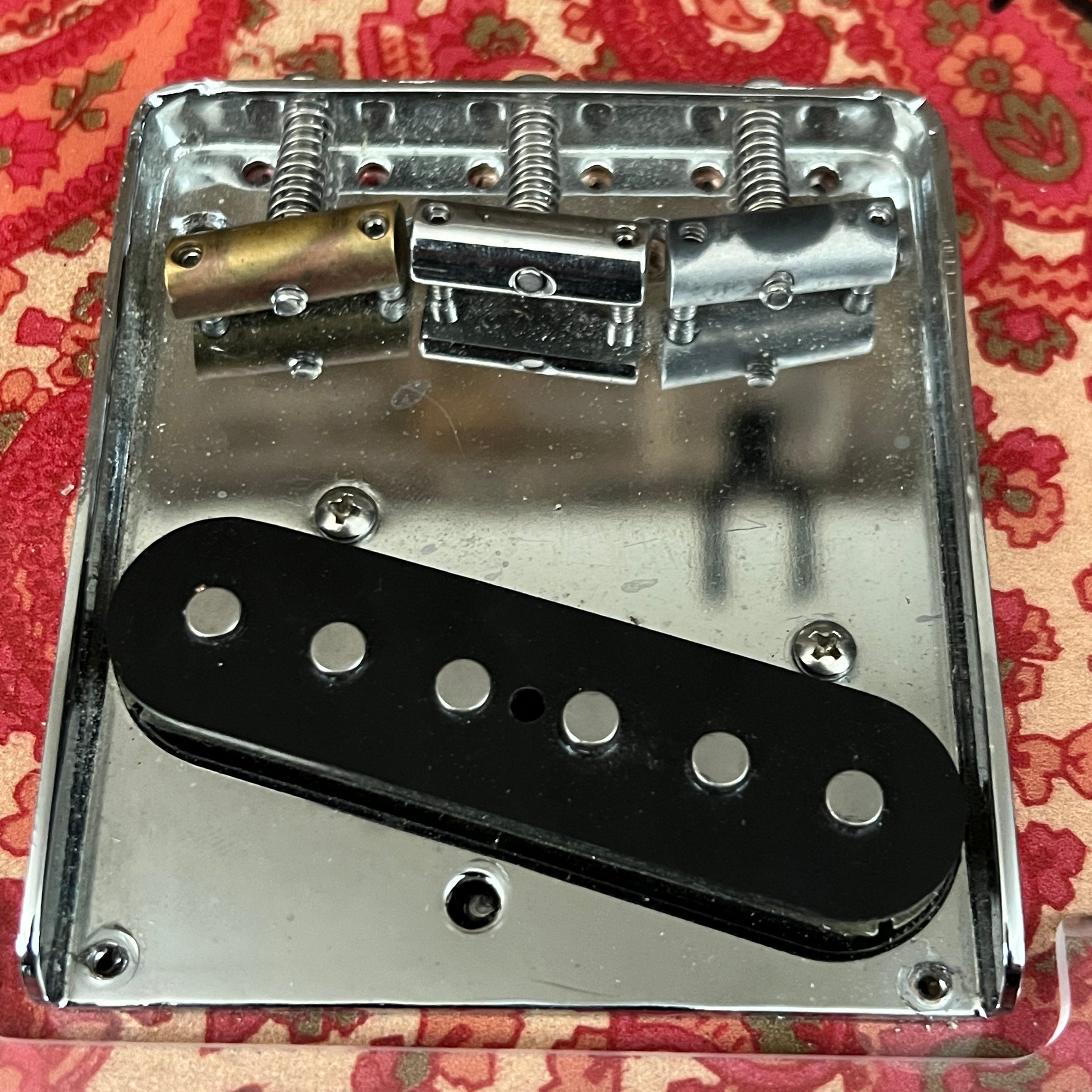 SOLD - Crook Custom Guitars Paisley Tele 2000s One Off Custom Telecaster