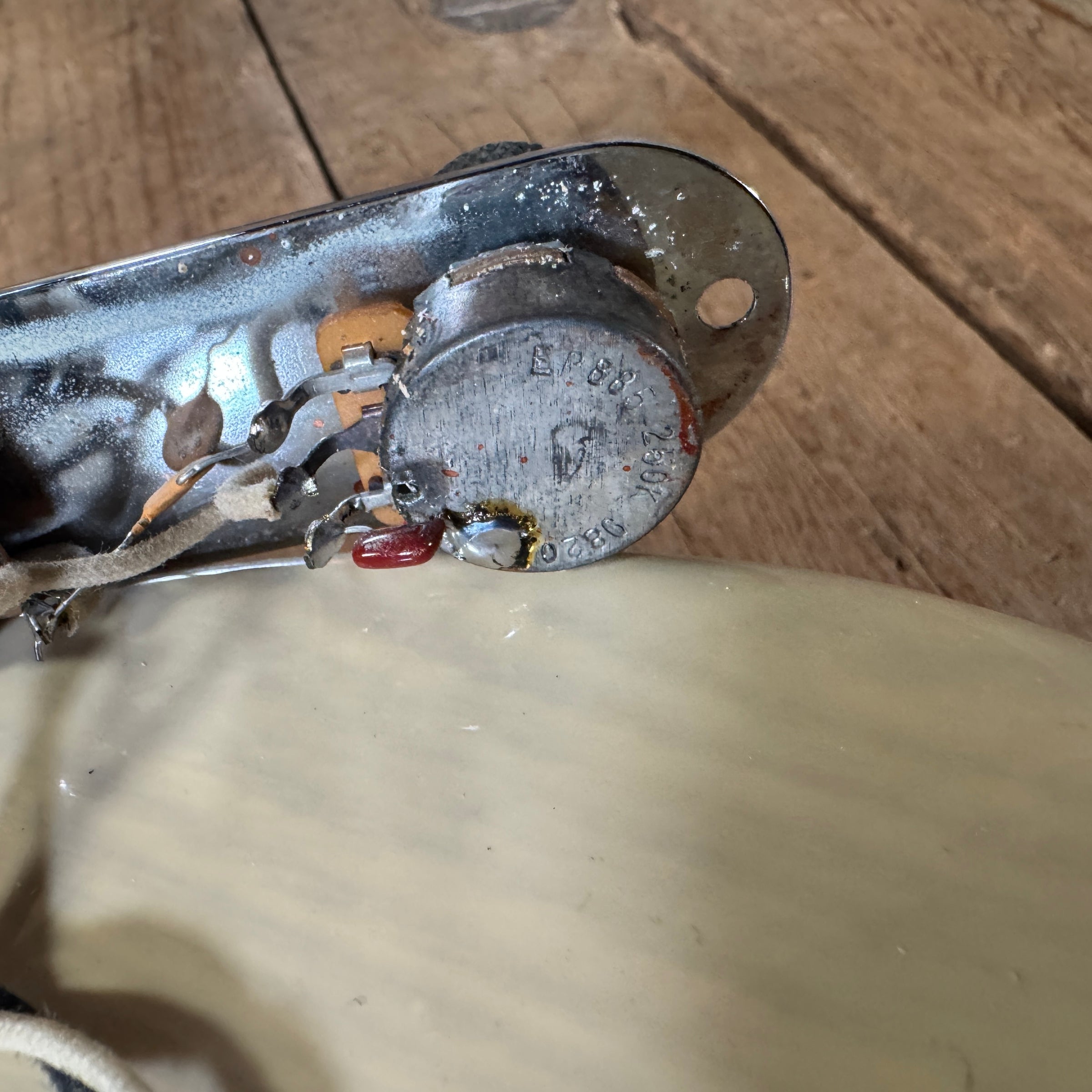 Fender Esquire 1960 body and pickup, 1968 maple cap neck