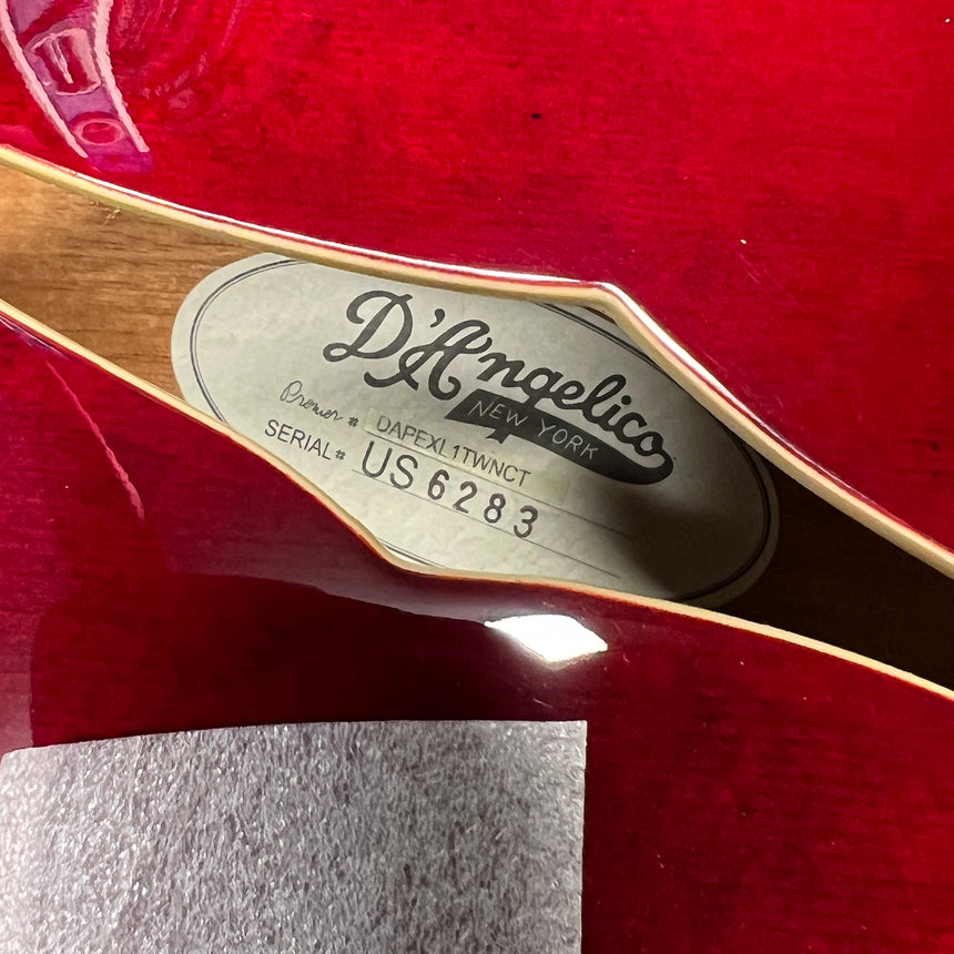D'Angelico Premier EXL-1 DAPEXL1TWNCT Mint Condition 2016 Wine Red