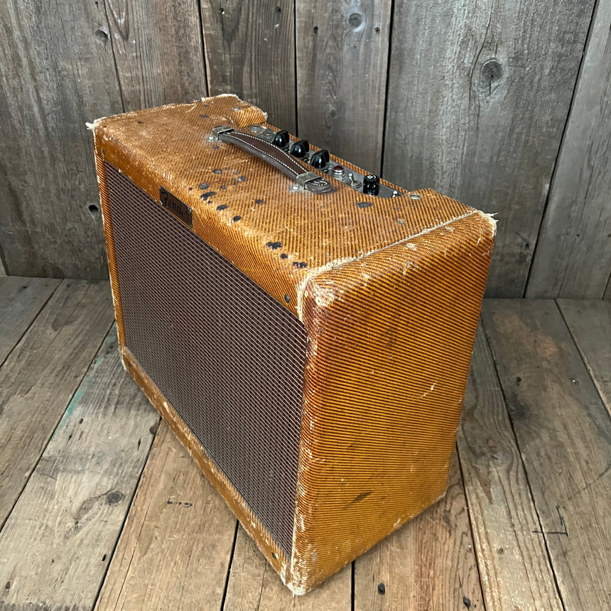 SOLD - Fender Deluxe Tweed 5E3 Small Box 1955