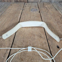 Ace White Leather Classical guitar strap 1960s 1970s - Mahar's Vintage Guitars