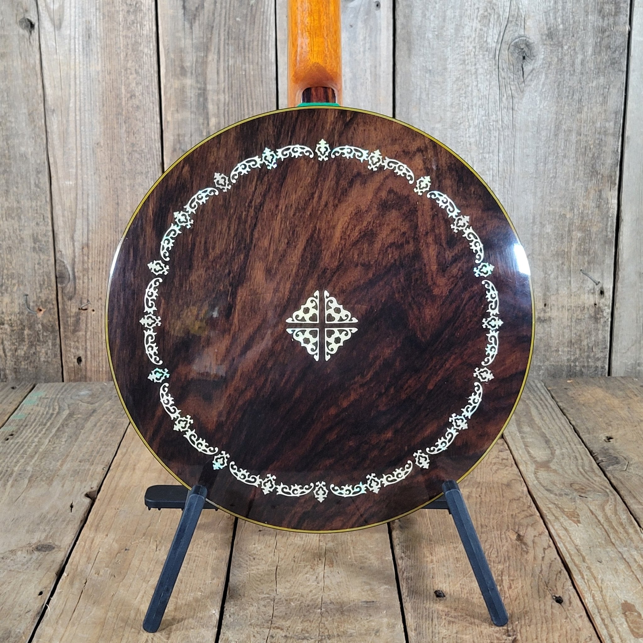 Alvarez Deluxe 5 - String Banjo 1970s – Japanese Mastercraft, Resonator Bluegrass Banjo - Mahar's Vintage Guitars