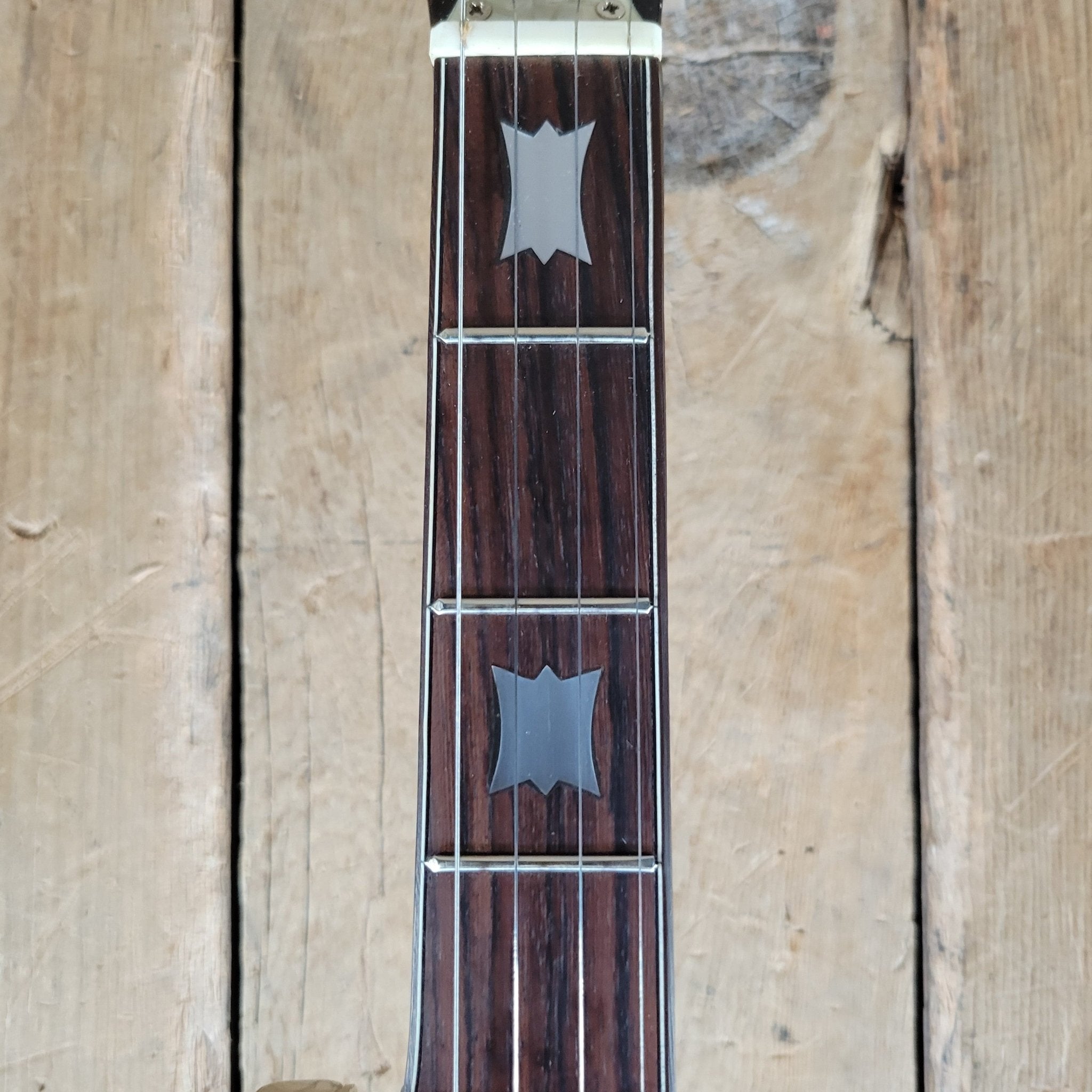 Alvarez Deluxe 5 - String Banjo 1970s – Japanese Mastercraft, Resonator Bluegrass Banjo - Mahar's Vintage Guitars