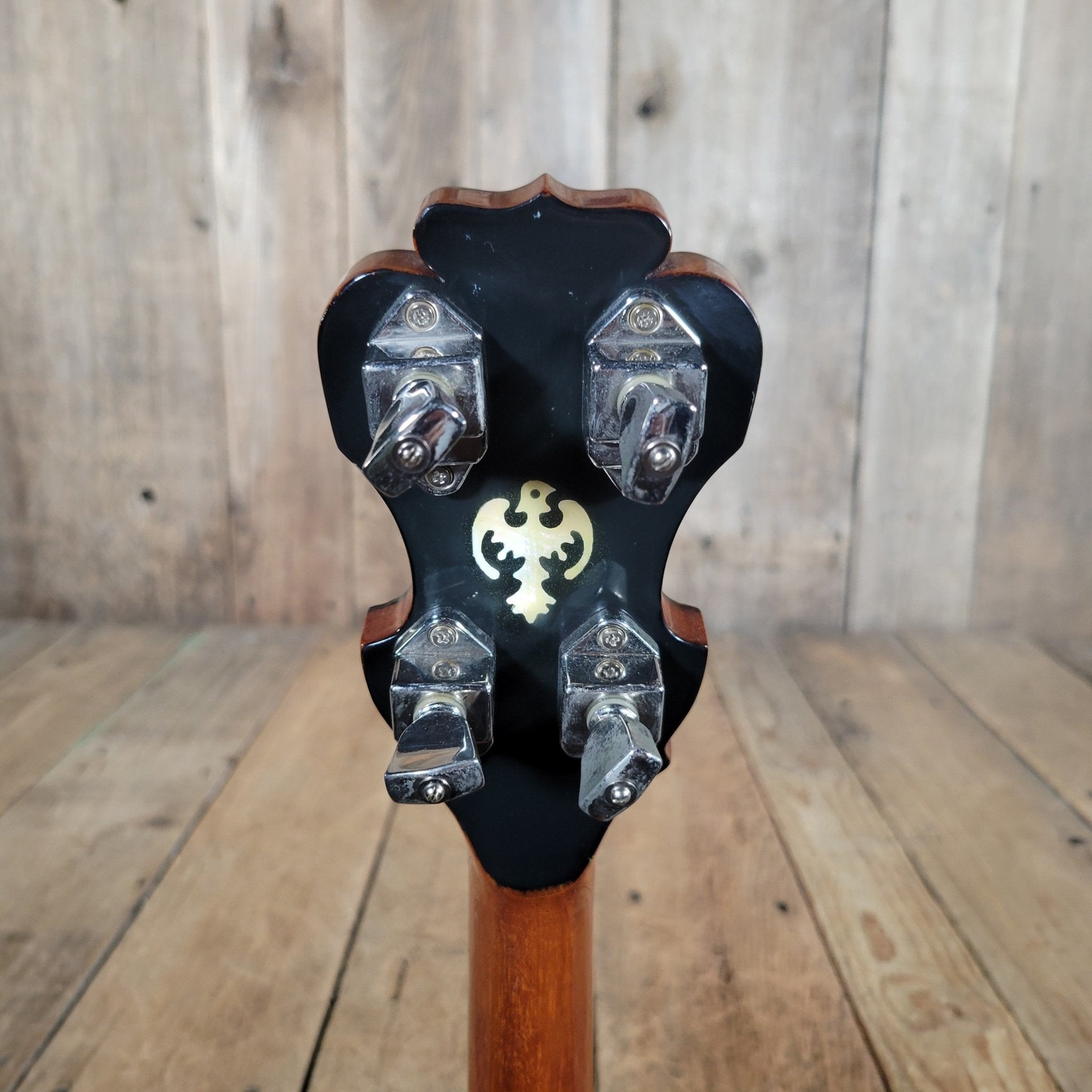 Alvarez Deluxe 5 - String Banjo 1970s – Japanese Mastercraft, Resonator Bluegrass Banjo - Mahar's Vintage Guitars