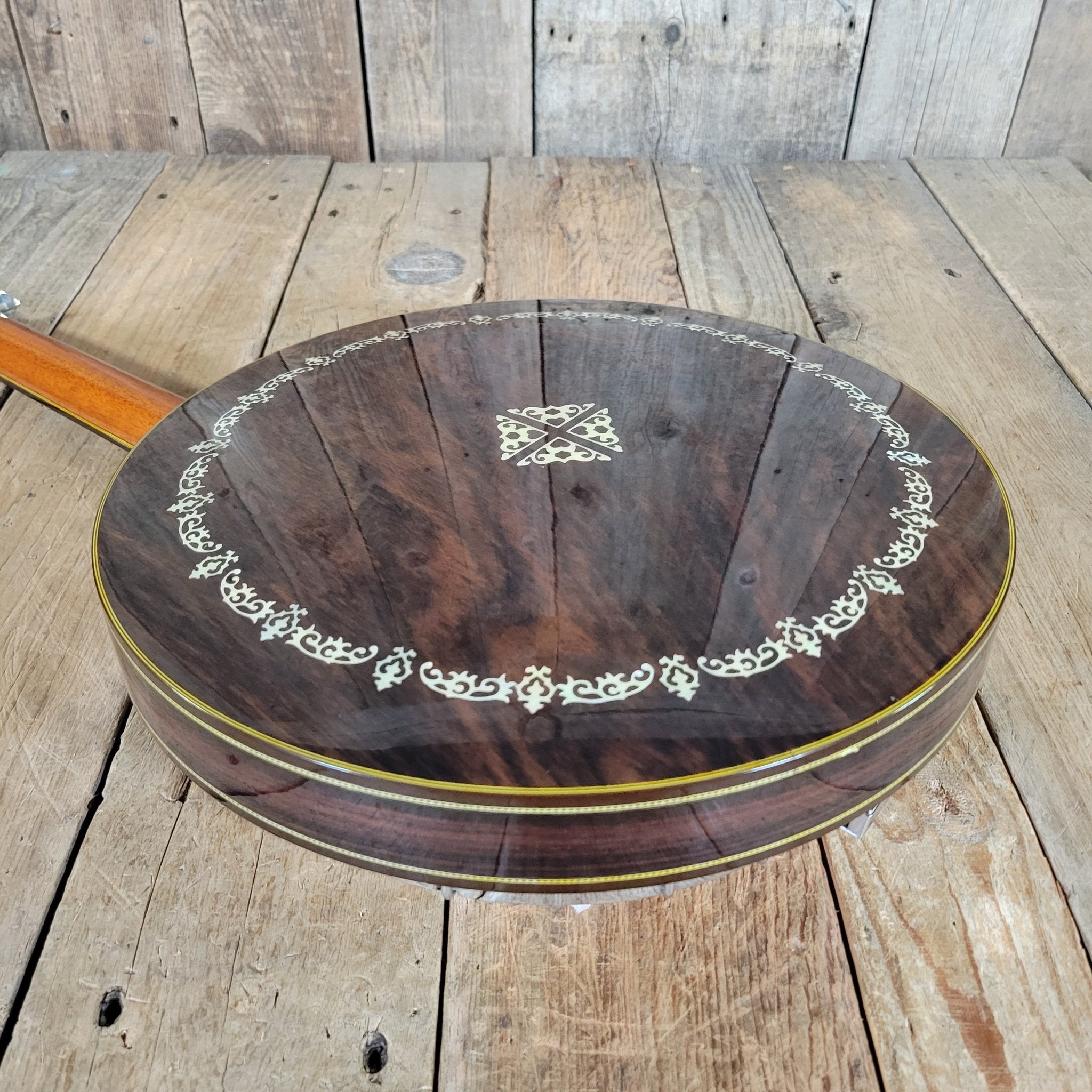 Alvarez Deluxe 5 - String Banjo 1970s – Japanese Mastercraft, Resonator Bluegrass Banjo - Mahar's Vintage Guitars