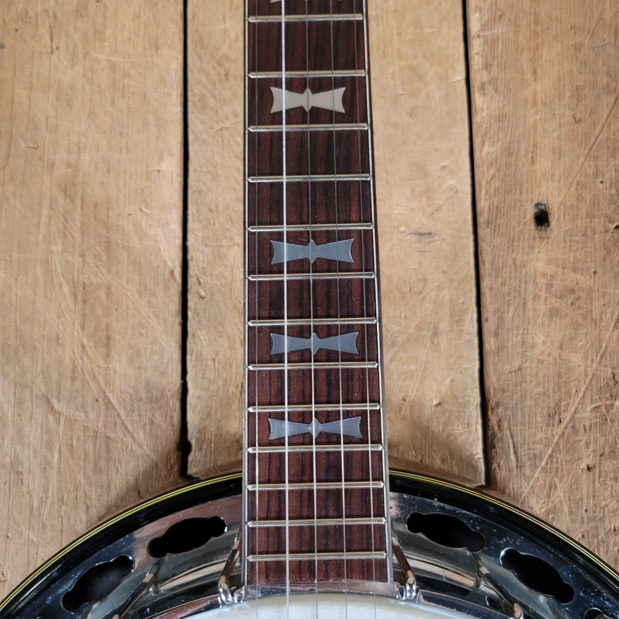 Alvarez Deluxe 5 - String Banjo 1970s – Japanese Mastercraft, Resonator Bluegrass Banjo - Mahar's Vintage Guitars