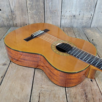 Aria AC - 8 Classical Guitar 1970s – Made in Japan, Tatsuno Factory, Serial 2, w/ Hard Case - Mahar's Vintage Guitars