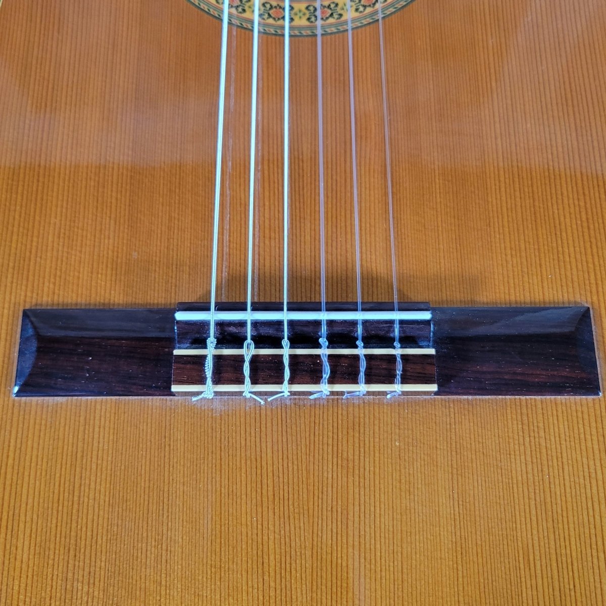 Aria AC - 8 Classical Guitar 1970s – Made in Japan, Tatsuno Factory, Serial 2, w/ Hard Case - Mahar's Vintage Guitars