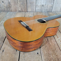 Aria AC - 8 Classical Guitar 1970s – Made in Japan, Tatsuno Factory, Serial 2, w/ Hard Case - Mahar's Vintage Guitars