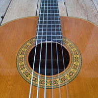 Aria AC - 8 Classical Guitar 1970s – Made in Japan, Tatsuno Factory, Serial 2, w/ Hard Case - Mahar's Vintage Guitars