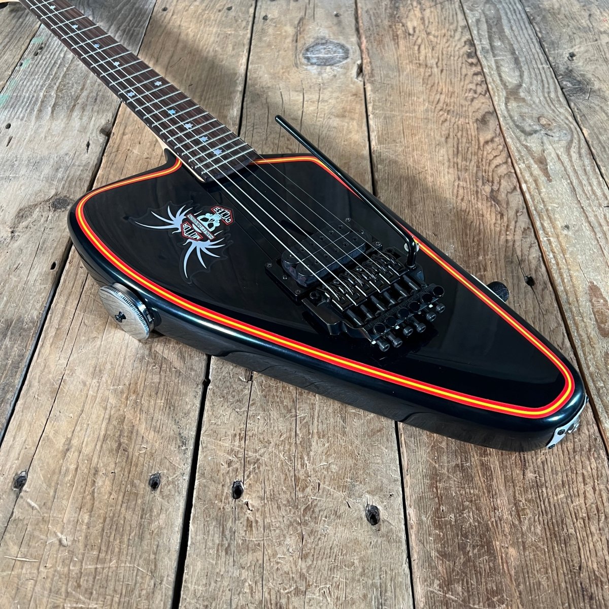 B.C. Rich Fat Bob Prototype 1 Neil Young American Dream CSNY Video - Mahar's Vintage Guitars