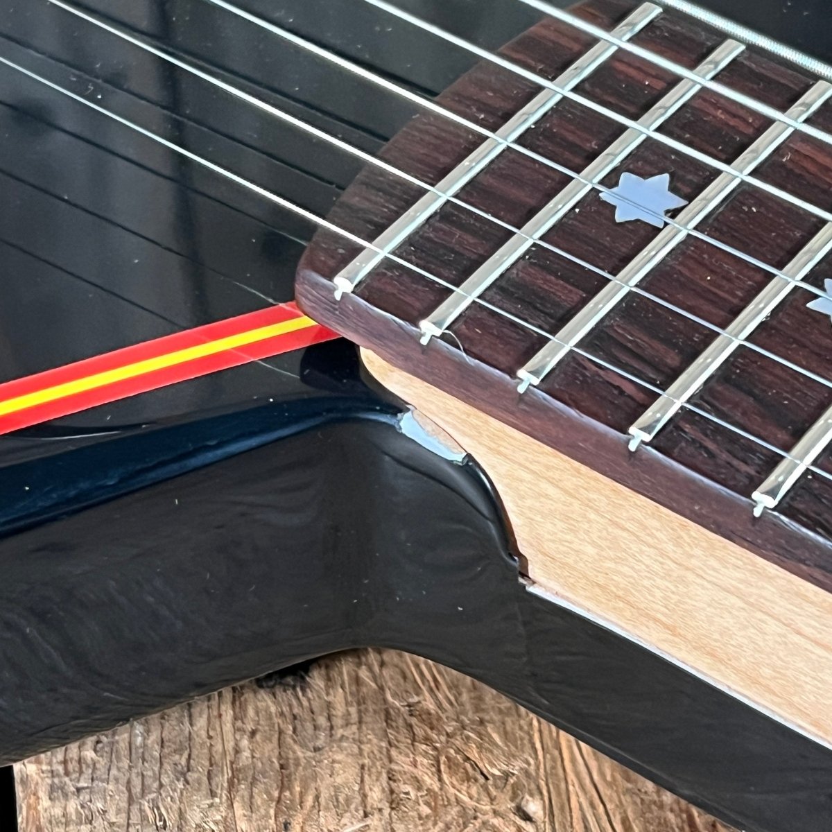 B.C. Rich Fat Bob Prototype 1 Neil Young American Dream CSNY Video - Mahar's Vintage Guitars