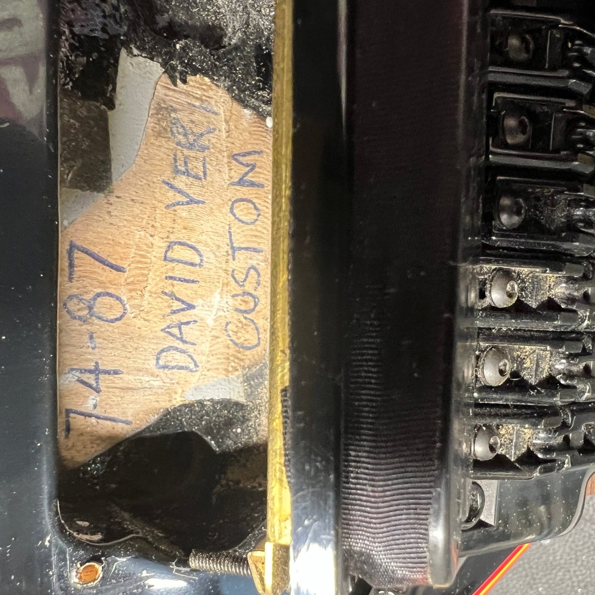 B.C. Rich Fat Bob Prototype 1 Neil Young American Dream CSNY Video - Mahar's Vintage Guitars