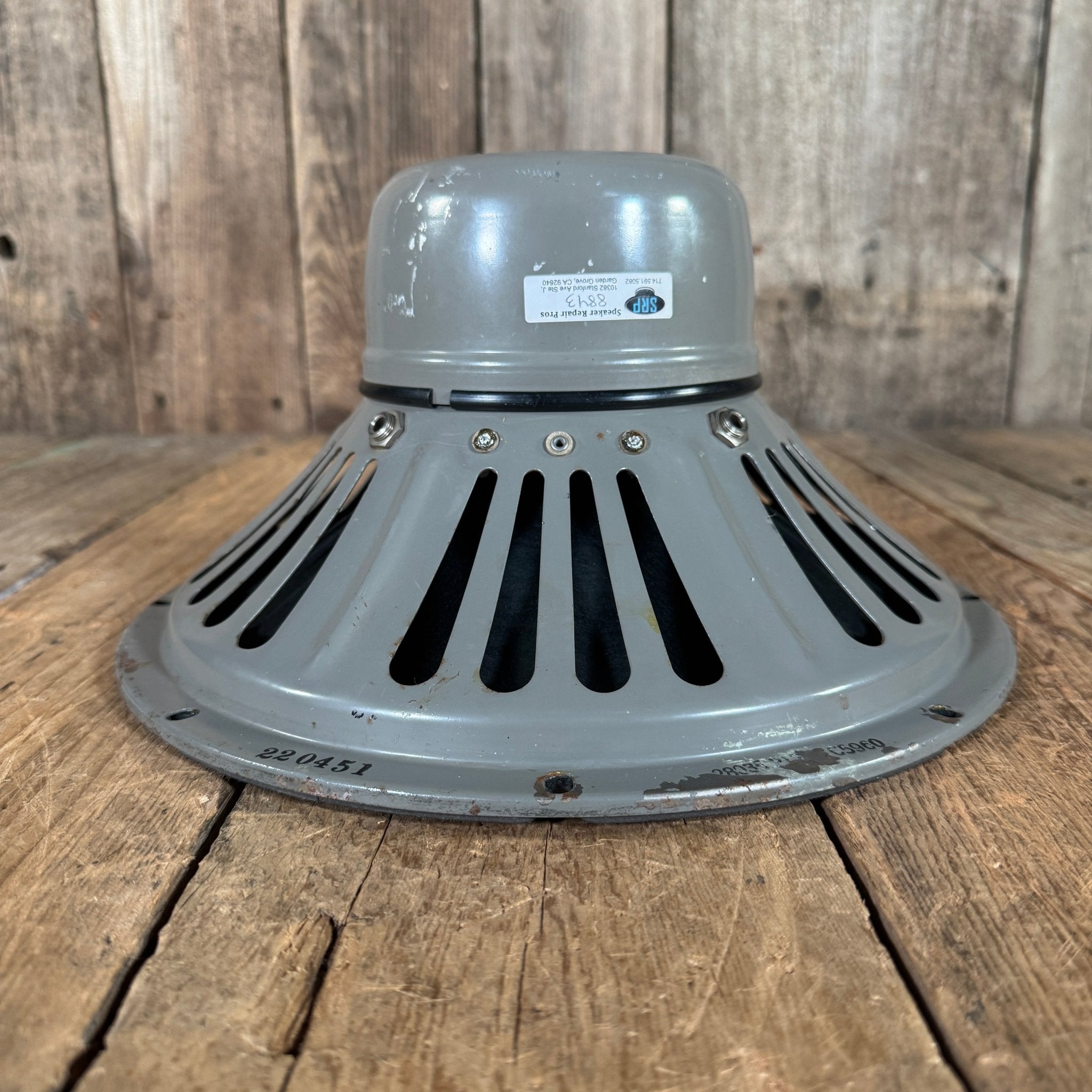 Bell & Howell Jensen 12" speaker Alnico reconed 1954 - Mahar's Vintage Guitars