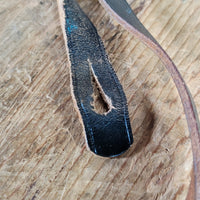 Bobby Lee Black Leather Padded Guitar Strap - Mahar's Vintage Guitars