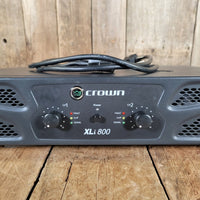 Crown XLi800 Power Amplifier 2019 – 2 - Channel Solid - State Amp for Live Sound & Studio - Mahar's Vintage Guitars