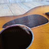 Custom Kraft 6116 Vintage Acoustic Guitar – Kay Made, 1950s Ladder Braced USA Parlor Model - Mahar's Vintage Guitars