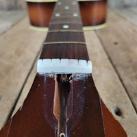 Custom Kraft 6116 Vintage Acoustic Guitar – Kay Made, 1950s Ladder Braced USA Parlor Model - Mahar's Vintage Guitars