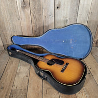 Custom Kraft 6116 Vintage Acoustic Guitar – Kay Made, 1950s Ladder Braced USA Parlor Model - Mahar's Vintage Guitars