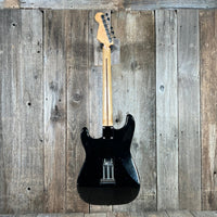 Danocaster Freakin branded era S Style Double Cut Don Mare pickups Black circa 2010 - Mahar's Vintage Guitars