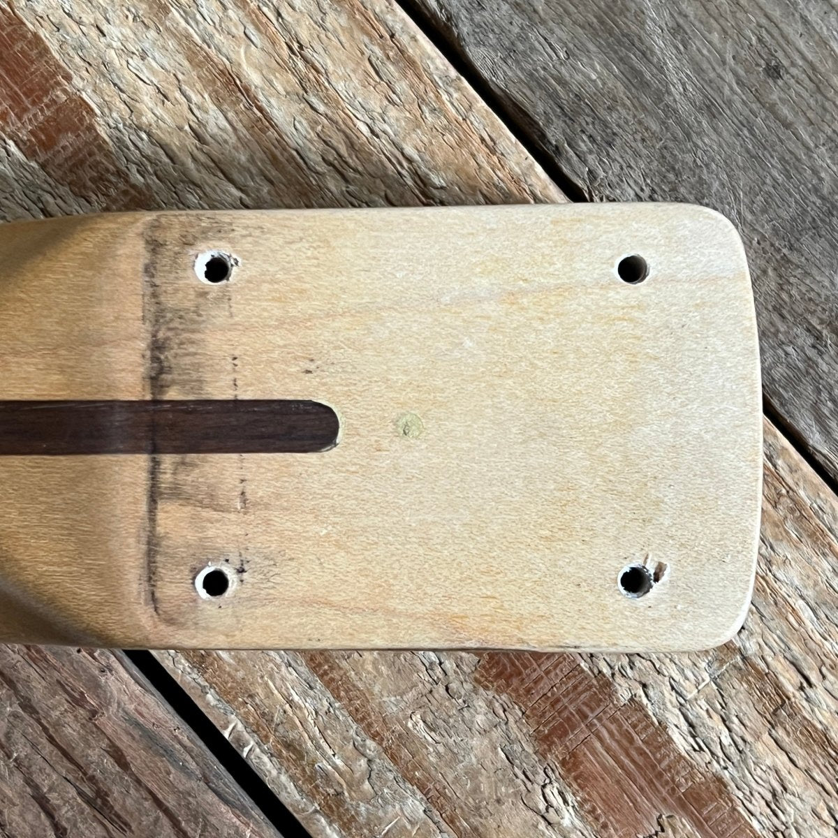 Danocaster Freakin branded era S Style Double Cut Don Mare pickups Black circa 2010 - Mahar's Vintage Guitars