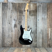 Danocaster Freakin branded era S Style Double Cut Don Mare pickups Black circa 2010 - Mahar's Vintage Guitars