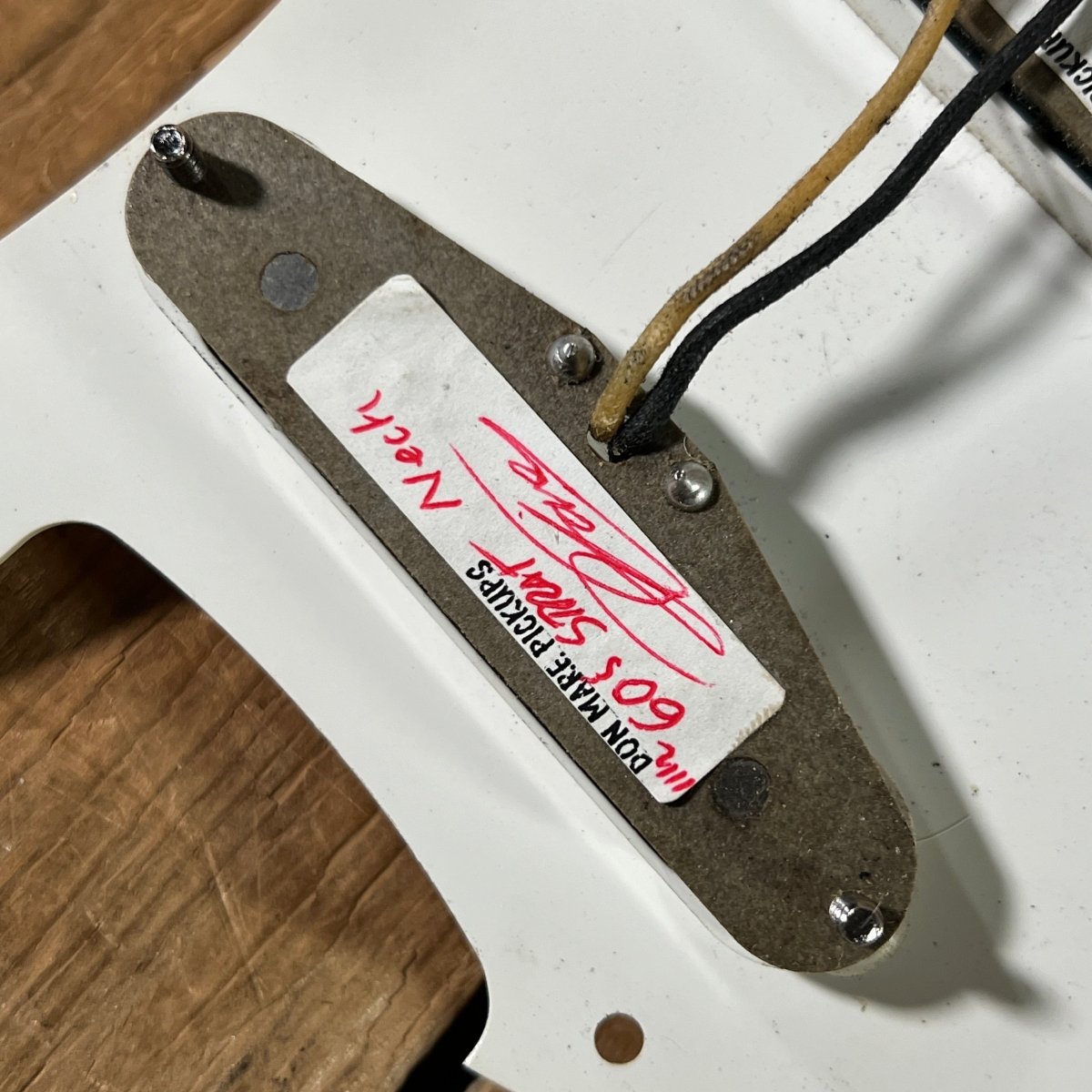 Danocaster Freakin branded era S Style Double Cut Don Mare pickups Black circa 2010 - Mahar's Vintage Guitars