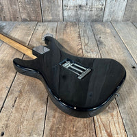 Danocaster Freakin branded era S Style Double Cut Don Mare pickups Black circa 2010 - Mahar's Vintage Guitars