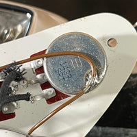 Danocaster Freakin branded era S Style Double Cut Don Mare pickups Black circa 2010 - Mahar's Vintage Guitars