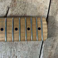 Danocaster Freakin branded era S Style Double Cut Don Mare pickups Black circa 2010 - Mahar's Vintage Guitars