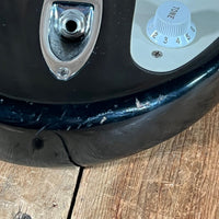 Danocaster Freakin branded era S Style Double Cut Don Mare pickups Black circa 2010 - Mahar's Vintage Guitars