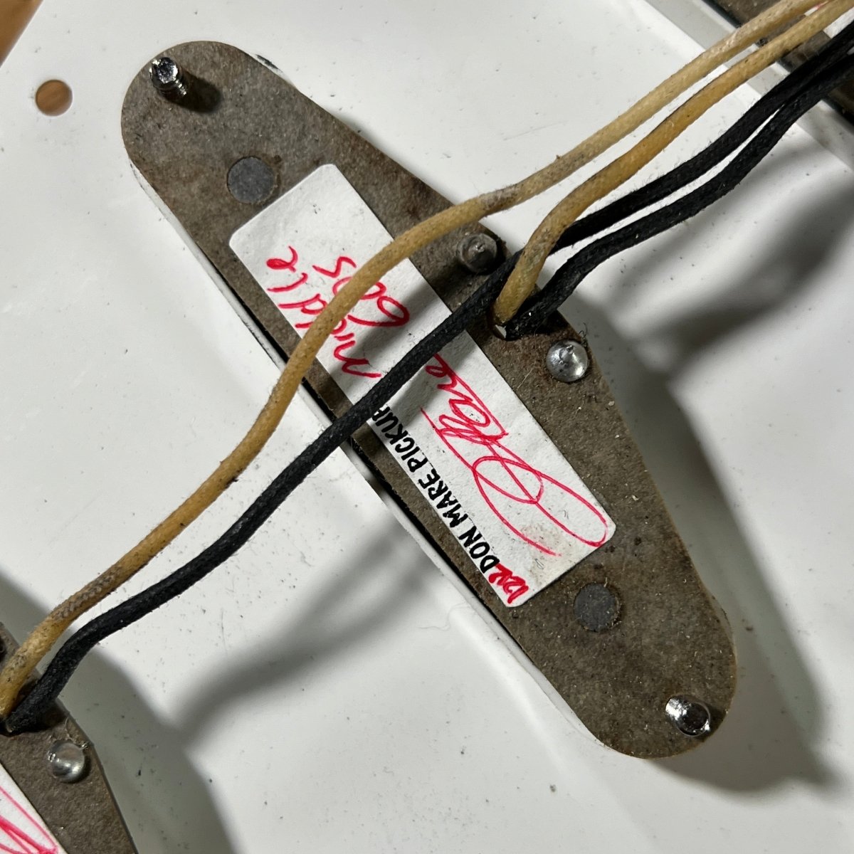 Danocaster Freakin branded era S Style Double Cut Don Mare pickups Black circa 2010 - Mahar's Vintage Guitars