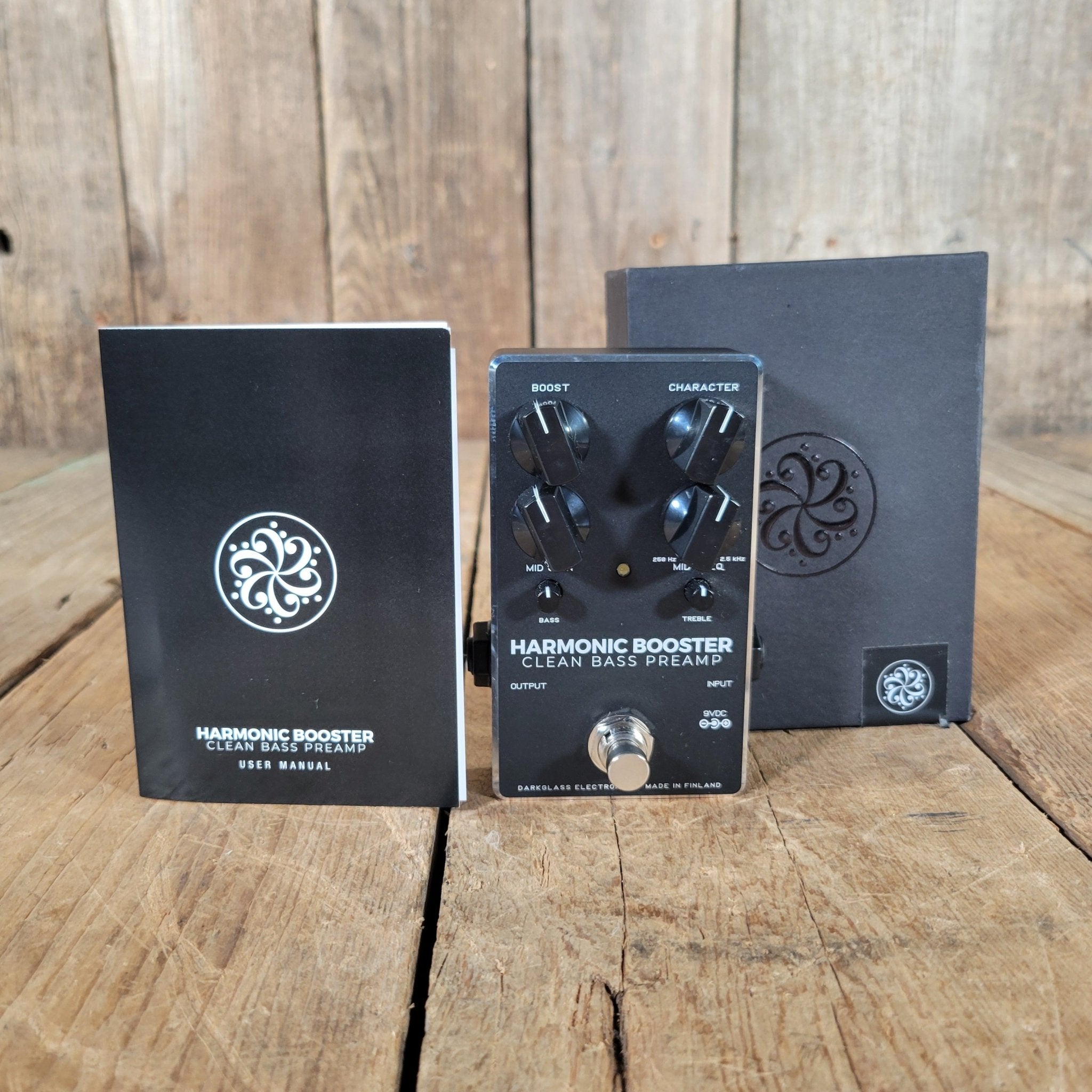 Darkglass Electronics Harmonic Booster Clean Bass Preamp Pedal – With Box & Manual, Studio - Grade Tone Shaping - Mahar's Vintage Guitars