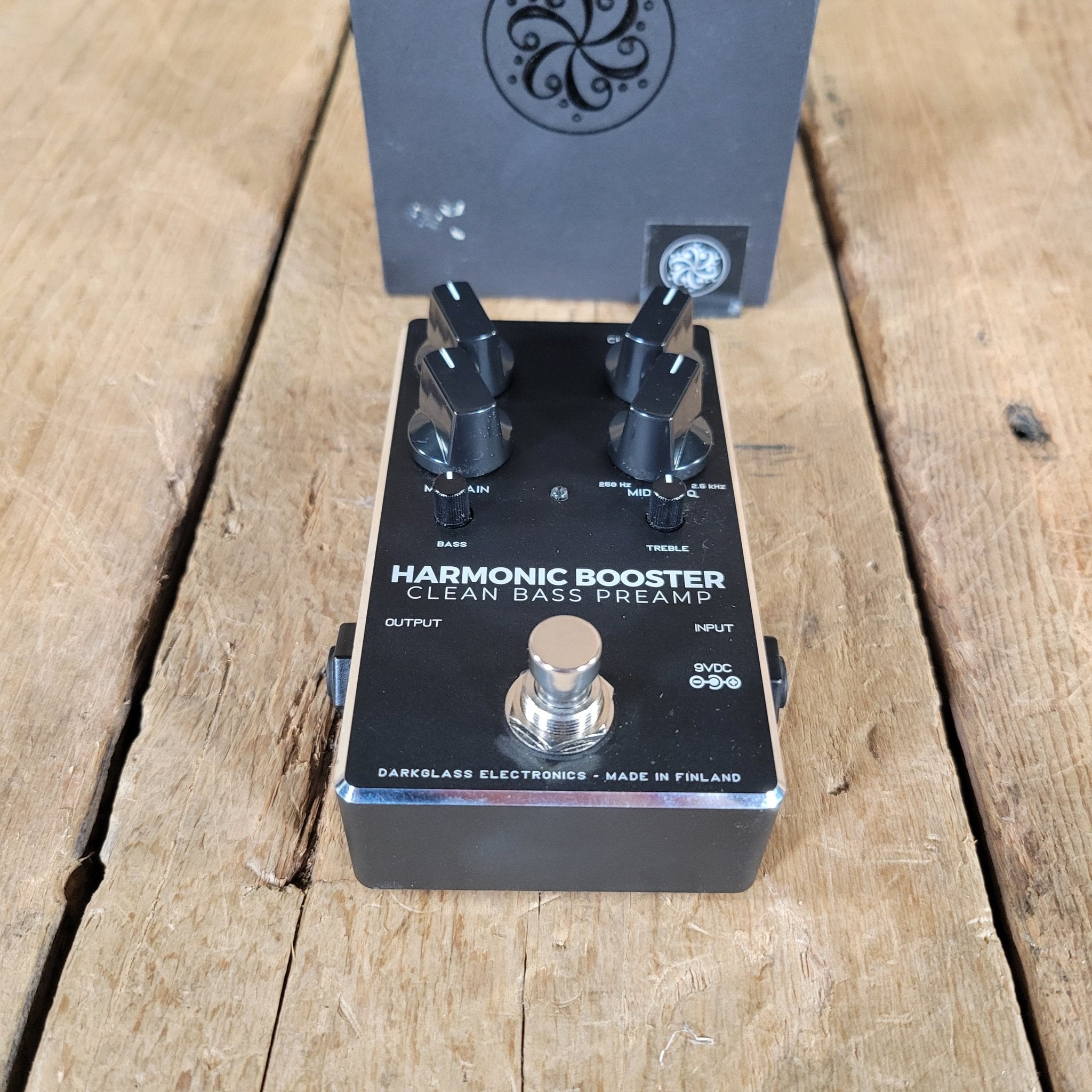 Darkglass Electronics Harmonic Booster Clean Bass Preamp Pedal – With Box & Manual, Studio - Grade Tone Shaping - Mahar's Vintage Guitars