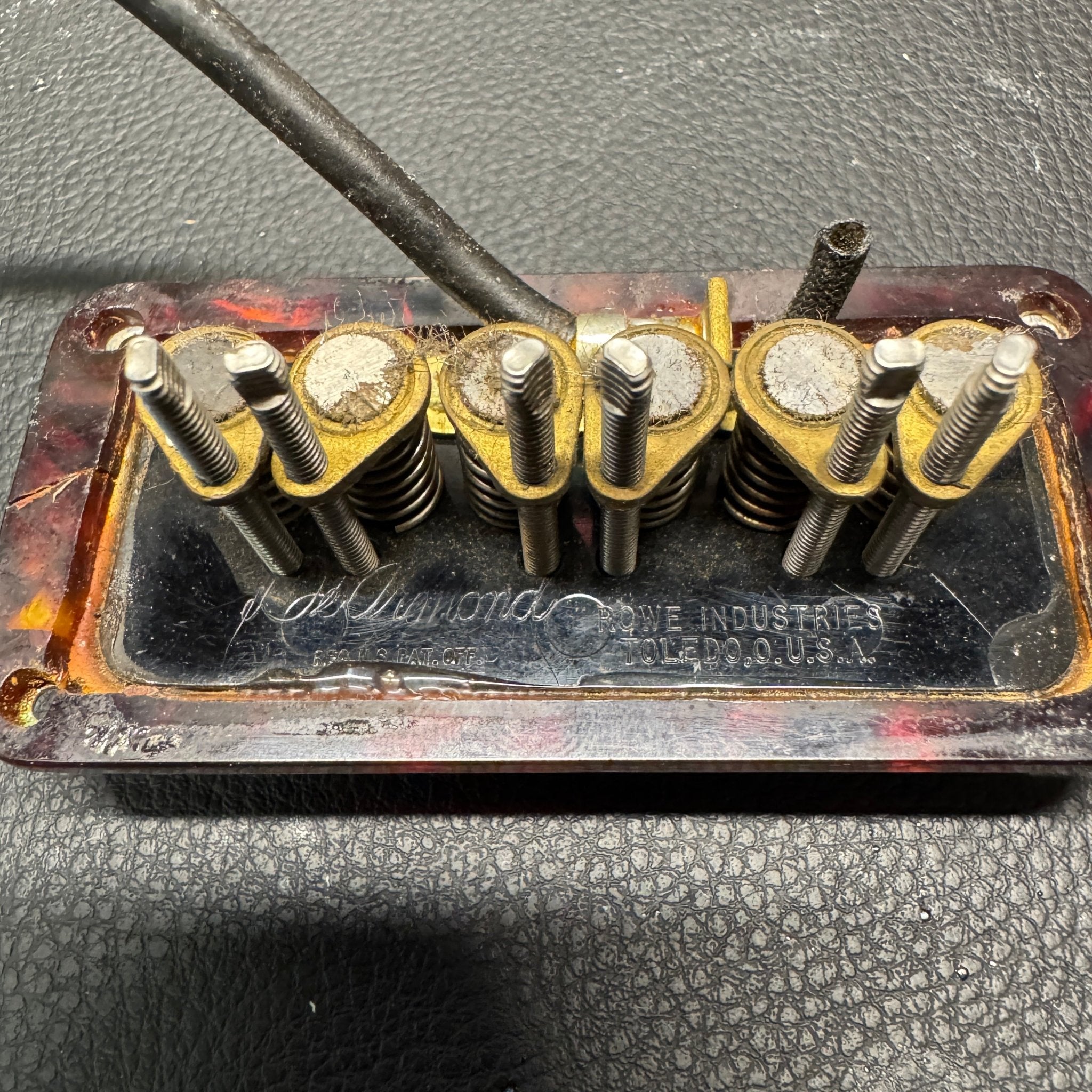 DeArmond Dynasonic Pickup Gretsch 1950s With Pots and Jack - Mahar's Vintage Guitars