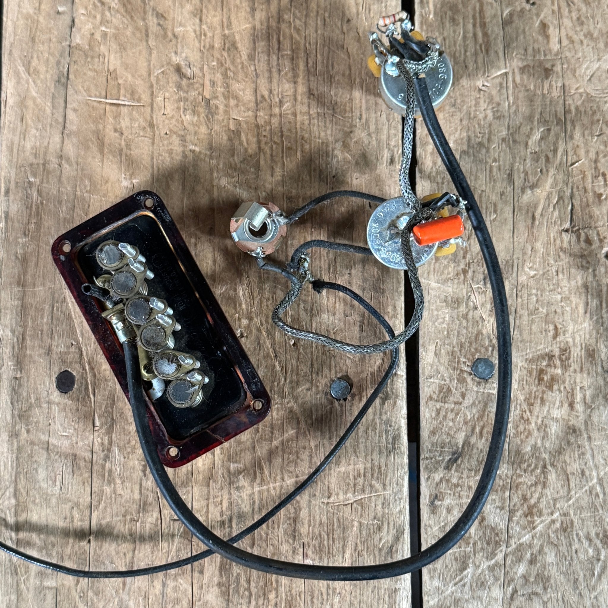 DeArmond Dynasonic Pickup Gretsch 1950s With Pots and Jack - Mahar's Vintage Guitars