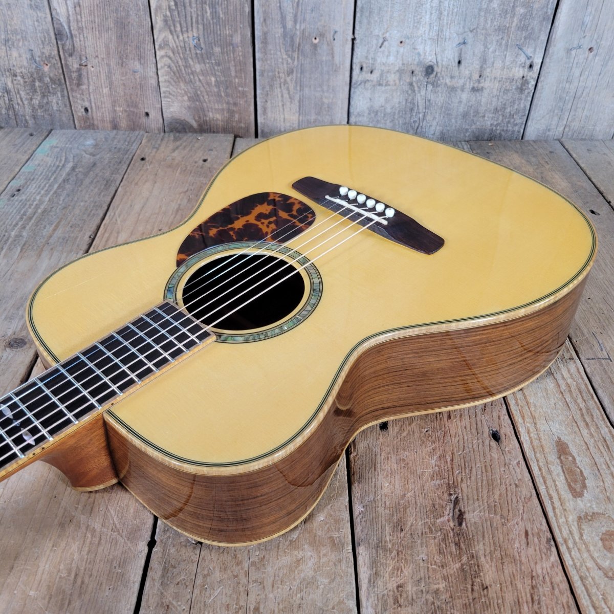 Don Musser OM Style Handmade Acoustic Guitar 2010 – Brazilian Rosewood, Near Mint with Case - Mahar's Vintage Guitars