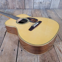 Don Musser OM Style Handmade Acoustic Guitar 2010 – Brazilian Rosewood, Near Mint with Case - Mahar's Vintage Guitars