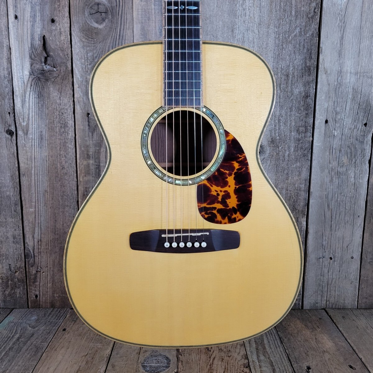 Don Musser OM Style Handmade Acoustic Guitar 2010 – Brazilian Rosewood, Near Mint with Case - Mahar's Vintage Guitars