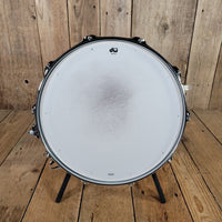 DW Collector's Series Jazz Snare Pale Blue Oyster with Bag - Mahar's Vintage Guitars