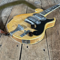 Ed Elliott Bench Copy of the TK Smith Tarver Bigsby Mandolin TK Smith Pickups Natural - Mahar's Vintage Guitars