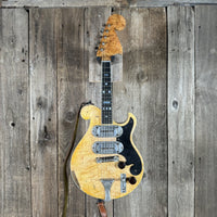 Ed Elliott Bench Copy of the TK Smith Tarver Bigsby Mandolin TK Smith Pickups Natural - Mahar's Vintage Guitars