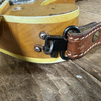 Ed Elliott Bench Copy of the TK Smith Tarver Bigsby Mandolin TK Smith Pickups Natural - Mahar's Vintage Guitars