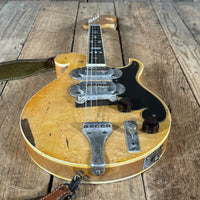 Ed Elliott Bench Copy of the TK Smith Tarver Bigsby Mandolin TK Smith Pickups Natural - Mahar's Vintage Guitars