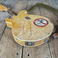 Ed Elliott Bench Copy of the TK Smith Tarver Bigsby Mandolin TK Smith Pickups Natural - Mahar's Vintage Guitars