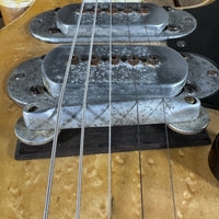 Ed Elliott Bench Copy of the TK Smith Tarver Bigsby Mandolin TK Smith Pickups Natural - Mahar's Vintage Guitars