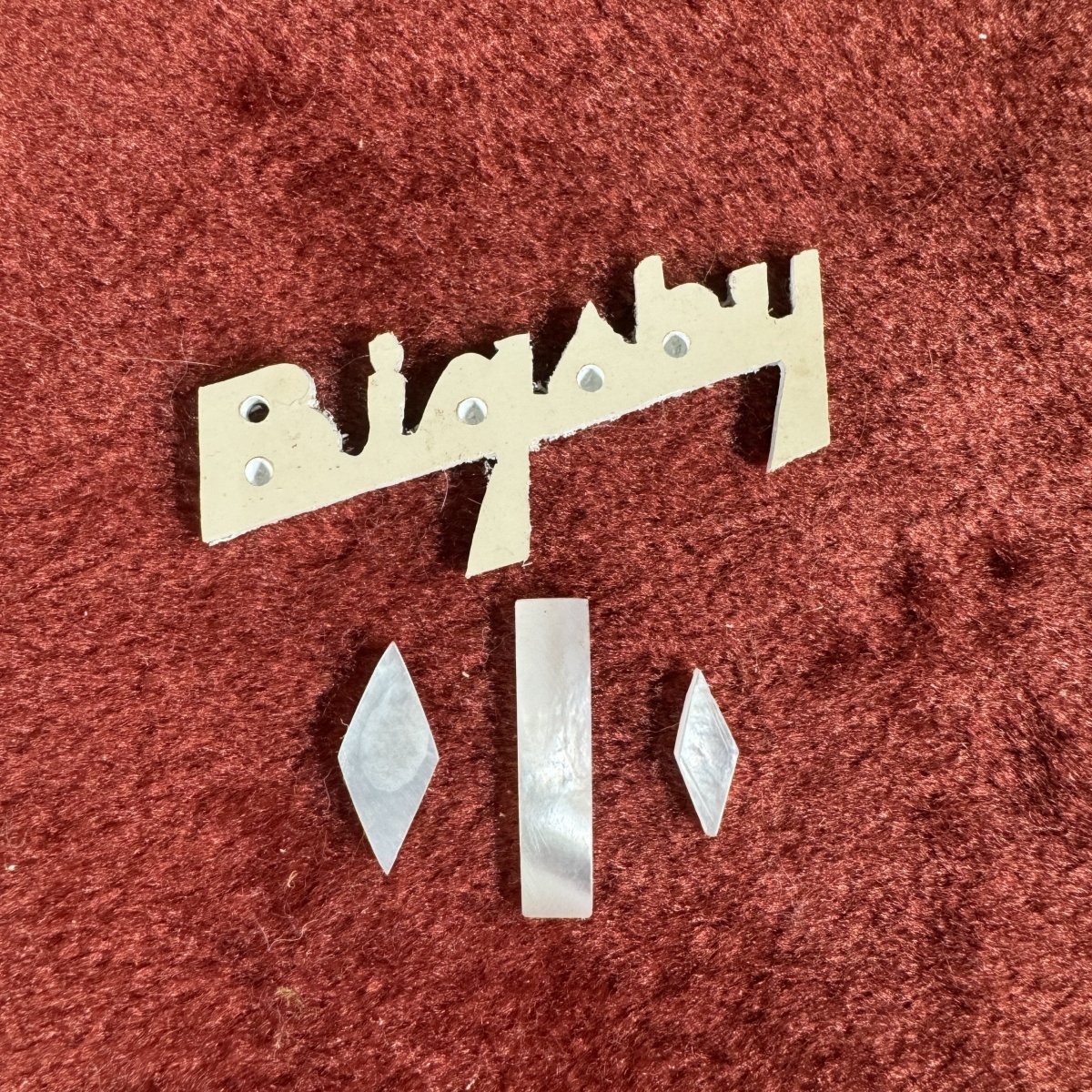 Ed Elliott Bench Copy of the TK Smith Tarver Bigsby Mandolin TK Smith Pickups Natural - Mahar's Vintage Guitars